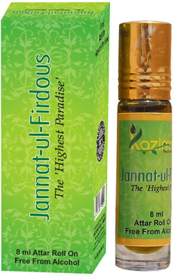 

KAZIMA Jannat ul Firdous Rollon Attar 8 ML - Pure Natural Perfume for Unisex Floral Attar(Floral)
