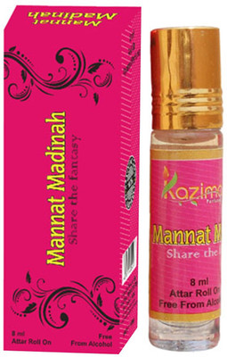 

KAZIMA Mannat Madinah Rollon Attar 8 ML - Pure Natural Perfume for Unisex Floral Attar(Floral)