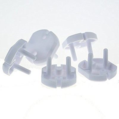 

SYGA Electrical Socket Cover For Indian Plug Point for Baby Safety Proofing-SET 8(White)