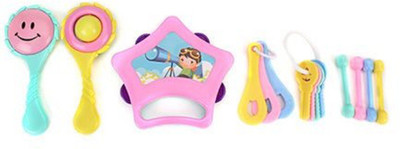 

Ratnas LITTLE DOLL RATTLE SET 6pcs. Rattle(Multicolor)