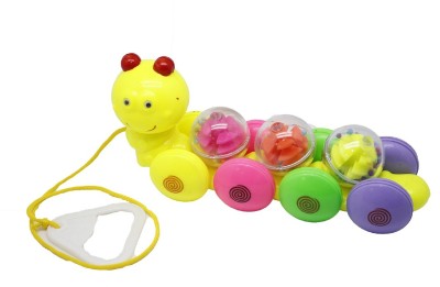 

Ratnas ROLLING BALLS CATERPILLAR PULL ALONG Rattle(Multicolor)