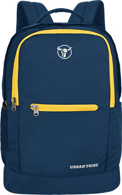 

Urban Tribe Boomer Anti Theft Retro Look Casual Navy/Yellow 30 L Laptop Backpack(Blue, Yellow)