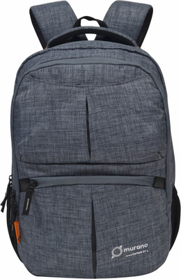 

Murano Grey Color Secret Pocket Durable 31 L Laptop Backpack(Grey), White