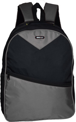 

Ideal School Bag 20 L Backpack(Grey), Grey and black