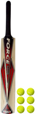 

Force Popular Willow Red bat with Combo Poplar Willow Cricket Bat(0.45 kg