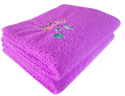 

Stylefolio Cotton 270 GSM Bath Towel(Pack of 2, Purple), Light purple