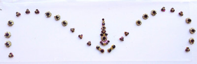 amrapali DULHAN BRIDAL BINDI DULHAN BRIDEGRROM Pink Bindis(STICK ON)