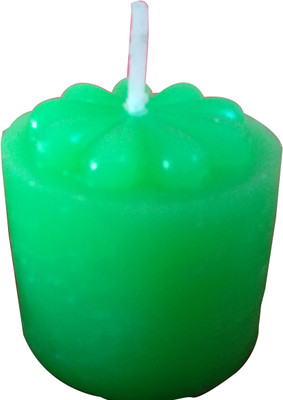 

sellersindiya Natural Handmade shiny wax multi color candles for Home and Office decoration, Diwali Decoration, Office Decoration – Pack of 6 multi Colored pillar candles – Color Green Red Yellow Orange Purple Pink Candle(Green, Pack of 6)