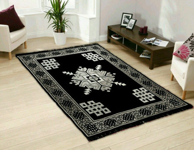 Om Craft Multicolor Cotton Carpet(121 cm, X 183 cm, Rectangle)