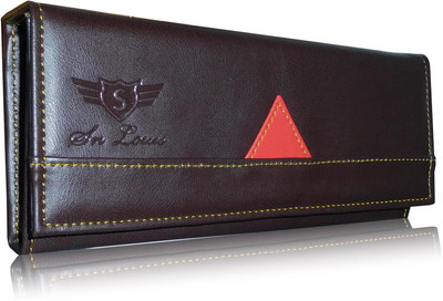 

SN LOUIS Women Casual Brown Artificial Leather Wallet(5 Card Slots)
