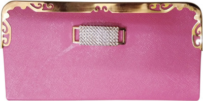 

Haryana Craft Casual Pink Clutch