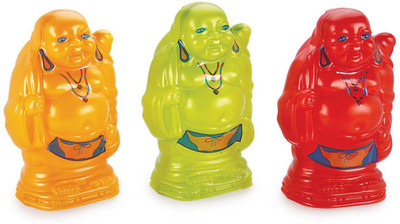Aristo Plastic Laughing Buddha Money Bank Coin Bank(Multicolor)