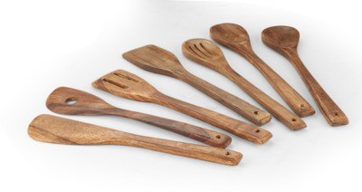 

Kitchen Chef Wood Cutlery Set(Pack of 7)