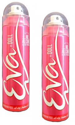 

EVA Doll Refreshing Rose (Pack of 2) Deodorant Spray - For Women(125 ml, Pack of 2)