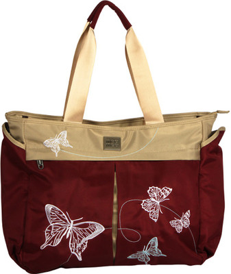 

MeeMee Multipurpose Diaper Bag With Bottle Warmer & Changing Mat (Maroon) Nursery Bag(Maroon)
