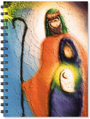 

100yellow A5 Notebook(Notebook | Jesus Christ Printed A5 Wire Bound Spiral Notebooks/Designer Covers Combined With Ruled Sheets Notebook/ Diary – Ideal For Kids/ Christmas Gift, Multicolor)