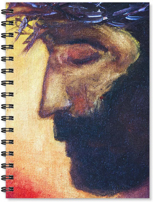 

100yellow A5 Notebook(Notebooks | Jesus Christ Printed Spiral A5 Wire bound Diary | Notepad for Home / Office / School / College -Ideal for Christmas gifts, Multicolor)