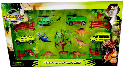 

Shoppernation Fancy Dinosaur World Play Set(Multicolor)