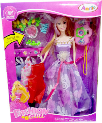 

Shoppernation Fancy Annie Fashion Doll Accessory Set(Multicolor)