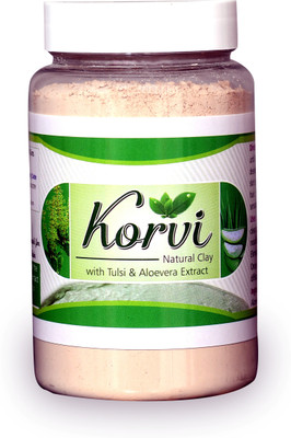 

KORVI Natural Clay with Tulsi & Aloe Vera(100 g)