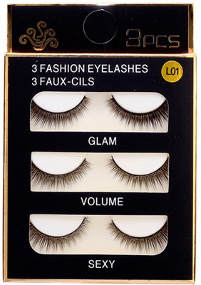 

GutarGoo 3 Pairs Natural Long, Handmade Thick Fake(Pack of 1)
