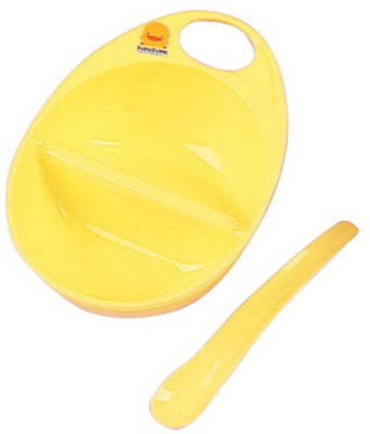 

Piyo Piyo Cereal Feeding Bowl and Spoon (Yellow) - Propylene(Yellow)