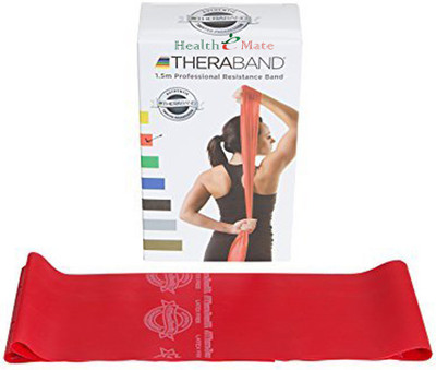 

HealthEmate Theraband Fitness Band(Red, Pack of 1)