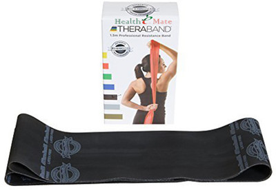 

HealthEmate Theraband Fitness Band(Blue, Pack of 1), Black