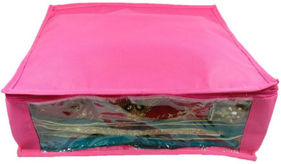

Addyz Plain 1 Piece Large Non Woven Saree Cover Up to 5 - 6 Each Cover(Pink)