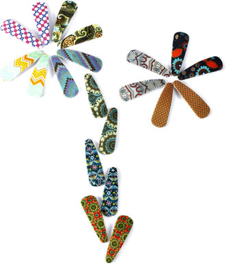 

sringhar Tic tac designer multi color hair clips pack of 12 pcs for girls Tic Tac Clip(Multicolor)