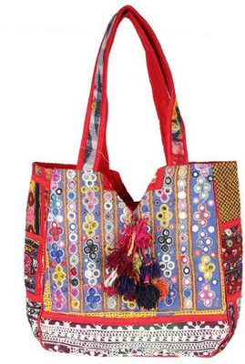 

Ethnic Rajasthan Hand-held Bag(Multicolor)