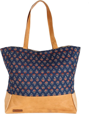 

Ethnic Rajasthan Hand-held Bag(Blue)