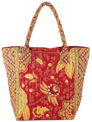 

Ethnic Rajasthan Hand-held Bag(Red)