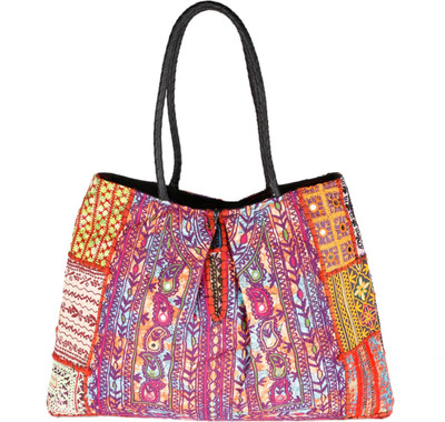 

Ethnic Rajasthan Hand-held Bag(Multicolor)