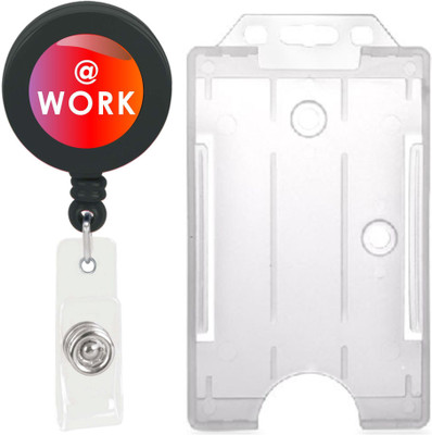 

Box 18 Plastic ID Badge Reel(Pack of 2)