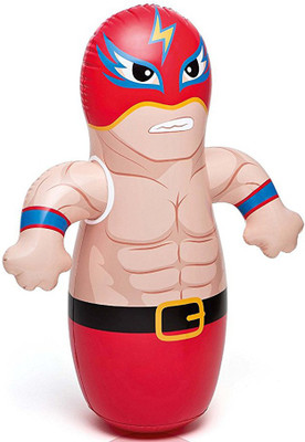 

Always Sporty Hit Me Wrestler Inflatable Bouncer, Play Gym(Beige)
