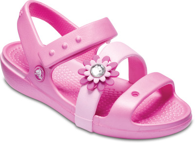 

Crocs Boys & Girls Sling Back Flats(Pink, Party pink