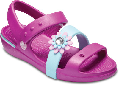 

Crocs Boys & Girls Velcro Strappy Sandals(Purple, Vibrant violet