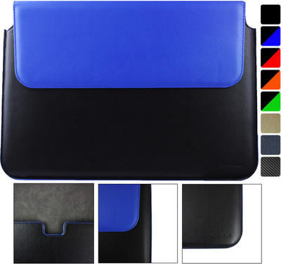 

Emartbuy 14 inch Sleeve/Slip Case(Multicolor), Black/blue two tone