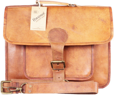 

Hrone 15 inch Laptop Messenger Bag(Brown), Brwn01