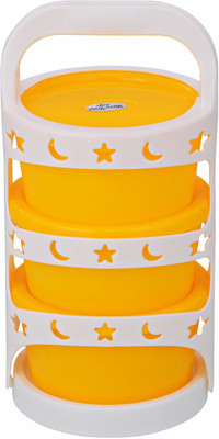 

calvy c-118 3 Containers Lunch Box(750 ml), White