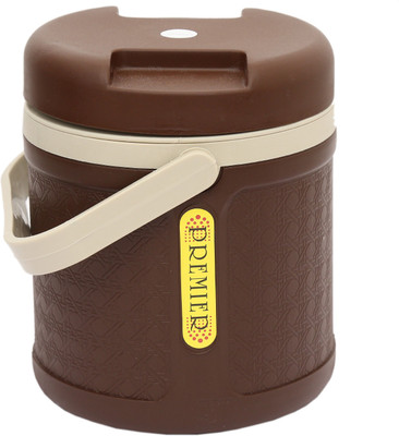 

Jaypee Premier 3 3 Containers Lunch Box(1590 ml), Brown