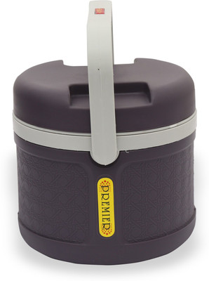 

Jaypee Premier 2 2 Containers Lunch Box(1060 ml), Grey