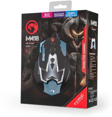 

MARVO M418 Wired Optical Gaming Mouse(USB, Black)