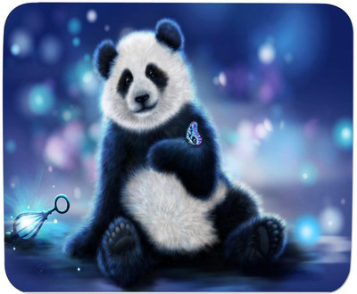 

GMX Mouse Pads for Laptop, PC Cute Panda print for office pc and home computer - S.No : 0294 Mousepad(Multicolor)