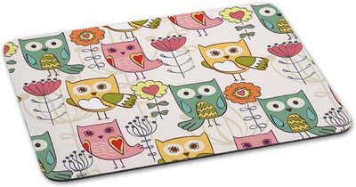

100yellow Mouse pad | Funny Face Printed Mouse Pad | Designer High Quality Black Think Anti Skid Mouse Pad For Desktop and Laptop Computer- Ideal For Kids Mousepad(Multicolor)
