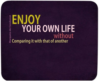 

GMX Mouse Pads for Laptop, computer Encourage Quote print for work with comfort - best mouse pads - S.No : 0356 Mousepad(Multicolor)