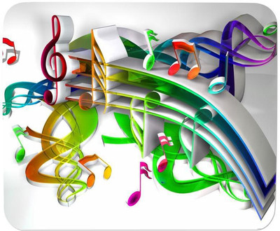 

GMX Mouse Pads for Laptop, Music Theme print for PC Computer, Gaming, Cheap price - S.No : 0271 Mousepad(Multicolor)