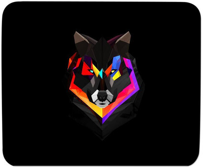 

GMX Mouse Pads for Computer, Laptop 3d Wolf print for gaming, work, comfortable mouse pad - S.No : 0405 Mousepad(Multicolor)
