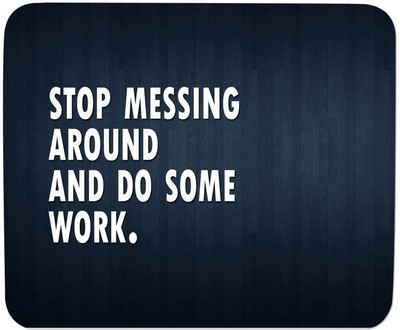 

GMX Mouse Pads for Computer, Laptop Thoughts print for gaming, work, comfortable mouse pad - S.No : 0375 Mousepad(Multicolor)